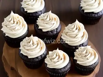 Chocolate Beer Cupcakes With Whiskey Filling And Irish Cream Icing