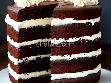 Chocolate Cake with American Buttercream Frosting