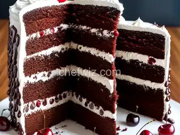Chocolate Cherry Layer Cake Recipe