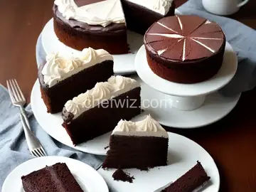 Chocolate Chevron Cake