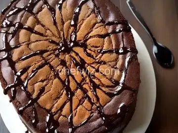 Chocolate Chip Cheesecake with Chocolate Glaze Topping