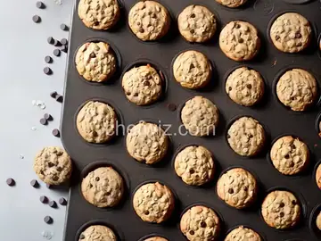 Chocolate Chip Oatmeal Mini Muffins Recipe