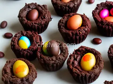 Chocolate Coconut Nests With Jelly Bean Eggs Recipe
