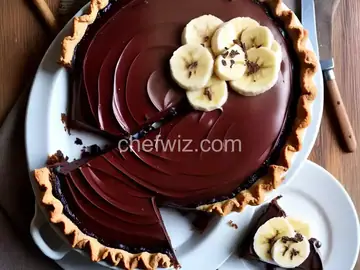 Chocolate Covered Banana Pie