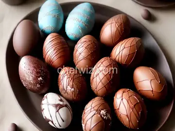 Chocolate Covered Easter Eggs