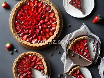 Chocolate-Covered Strawberry Tart