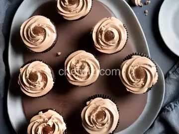 Chocolate Cupcakes and Peanut Butter Icing