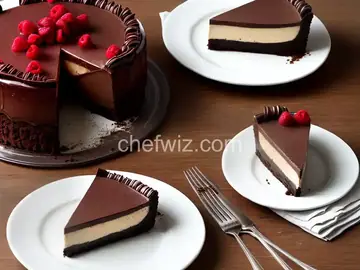 Chocolate Espresso Cheesecake with Ganache