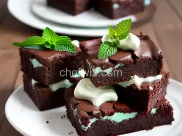 Chocolate Mint Dessert Brownies