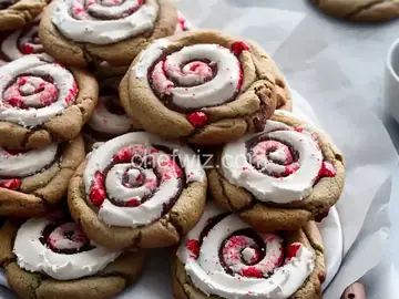 Chocolate Peppermint Pinwheel Cookies
