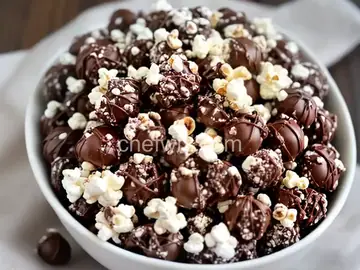 Chocolate-Peppermint Popcorn