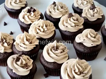 Chocolate Pudding Frosted Cupcakes