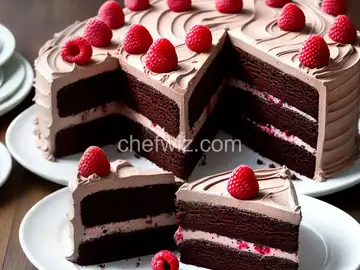 Chocolate-Raspberry Layer Cake