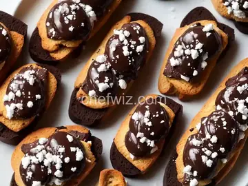 Chocolate Sea Salt Crostini
