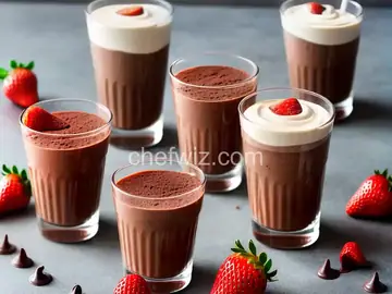 Chocolate-Strawberry-Baileys® Pudding Shots