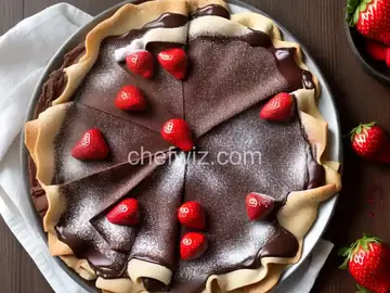 Chocolate-Strawberry Crepes