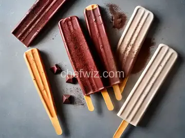 Chocolate-Tahini Ice Pops