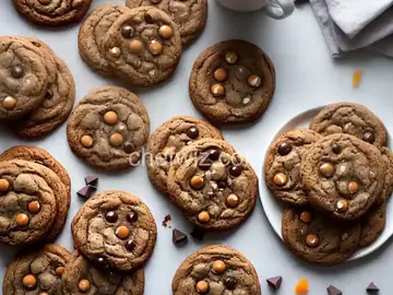 Chocolate and Orange Hazelnut Cookies
