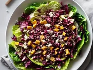 Chopped Romaine and Radicchio Salad