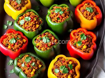 Chorizo Stuffed Bell Peppers