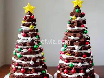 Christmas Brownie Trees