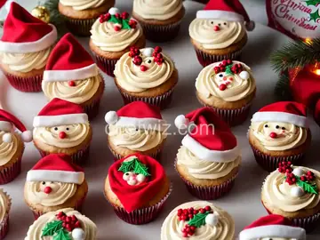 Christmas Santa Cupcakes