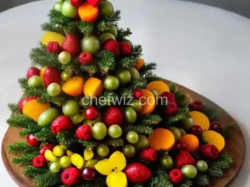 Christmas Tree Fruit Platter