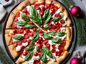 Christmas Tree Pizza