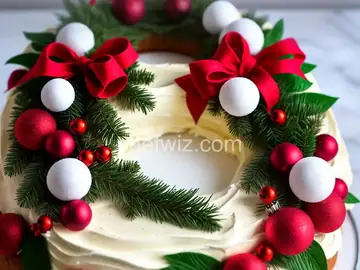 Christmas Wreath Cake