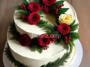 Christmas Wreath Layer Cake