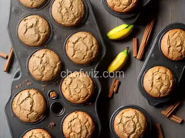 Chunky Banana Bran Muffins