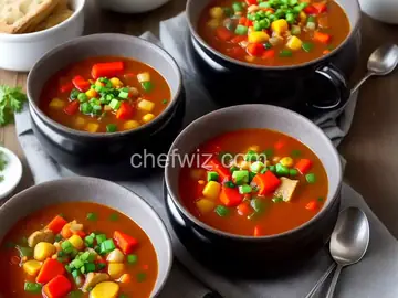 Chunky Vegetarian Vegetable Soup (Fast and Easy)