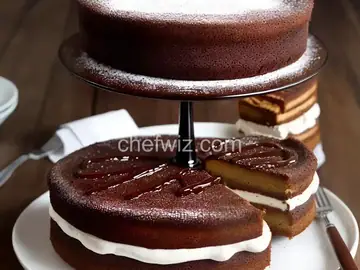 Churro Cake with Spiced Chocolate Sauce