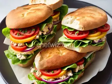 Ciabatta Grinder Salad Sandwich
