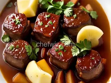 Cider-Braised Pork Cheeks