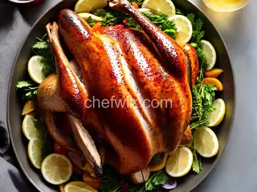 Cider-Brined Turkey with Maple-Cider Glaze