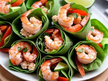 Cilantro-Lime Shrimp Wraps