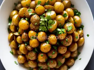 Cilantro and Garlic Potatoes
