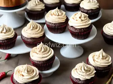 Cinco de Chili Chocolate Cupcakes with Chili Cream Cheese Frosting