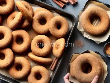 Cinnamon Baked Doughnuts