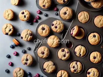 Cinnamon Blueberry Muffins