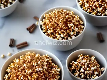 Cinnamon Maple Caramel Popcorn