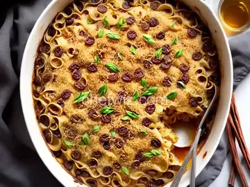 Cinnamon Raisin Noodle Kugel Recipe