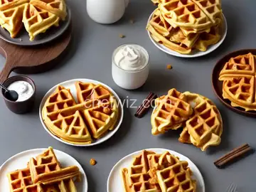 Cinnamon Roll Waffles