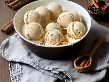 Cinnamon-Rum Ice Cream