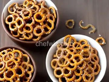 Cinnamon and Caramel Pretzel Chips