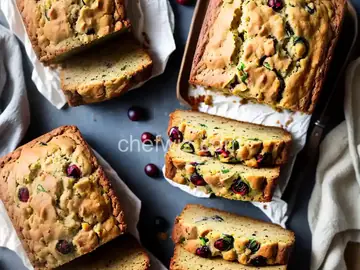 Citrus Cranberry Zucchini Bread
