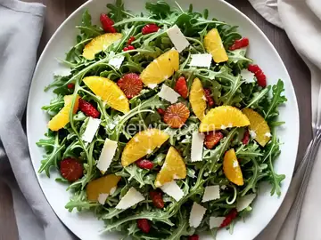 Citrusy Arugula Salad With Fennel and Parmesan