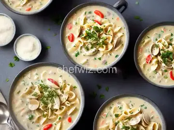 Clam Chowder with Pasta