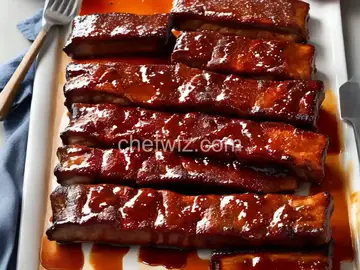 Classic Barbecue Pork Ribs with Smoky Bacon Barbecue Sauce